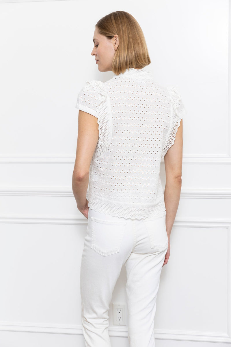 Zero Degrees Celsius - Lace Eyelet Blouse