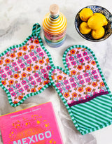Furbish Studio - Light Pink Pot Holder & Oven Mitt