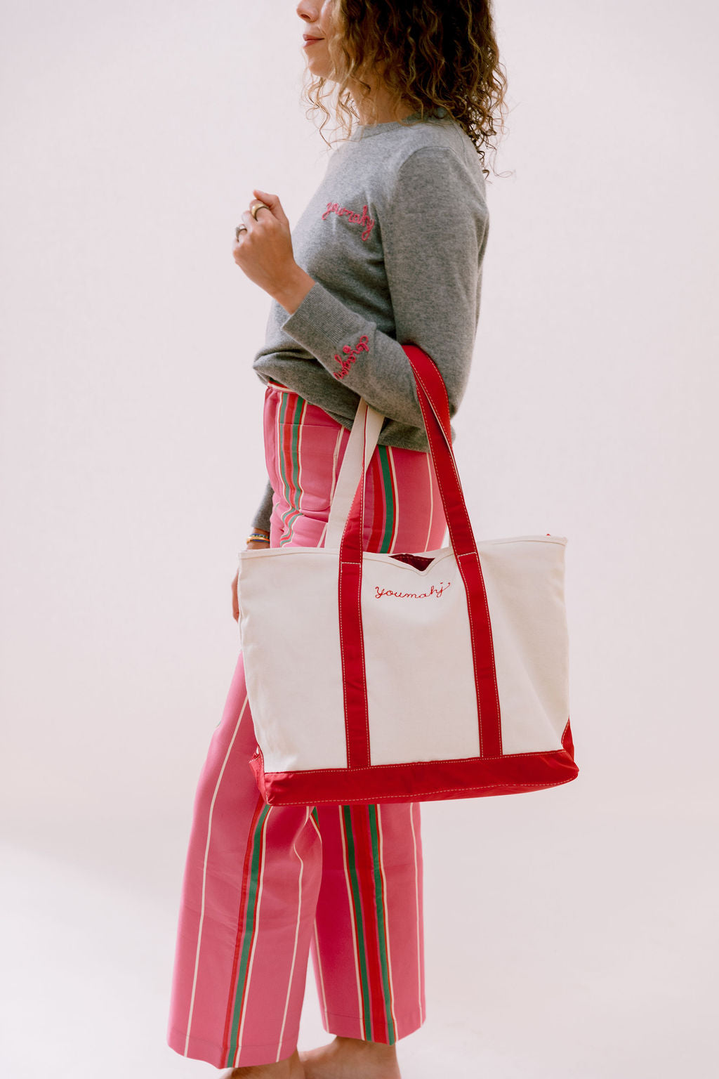 YouMahj Stitched Tote Bag