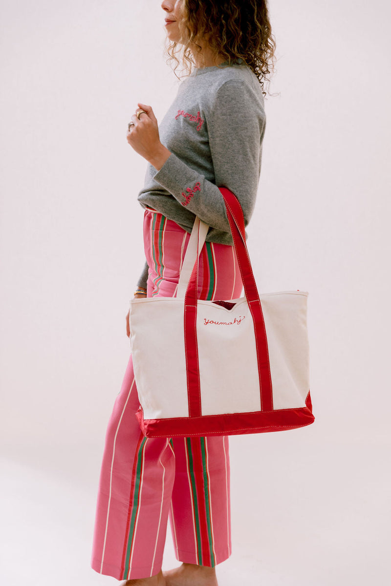 YouMahj Stitched Tote Bag
