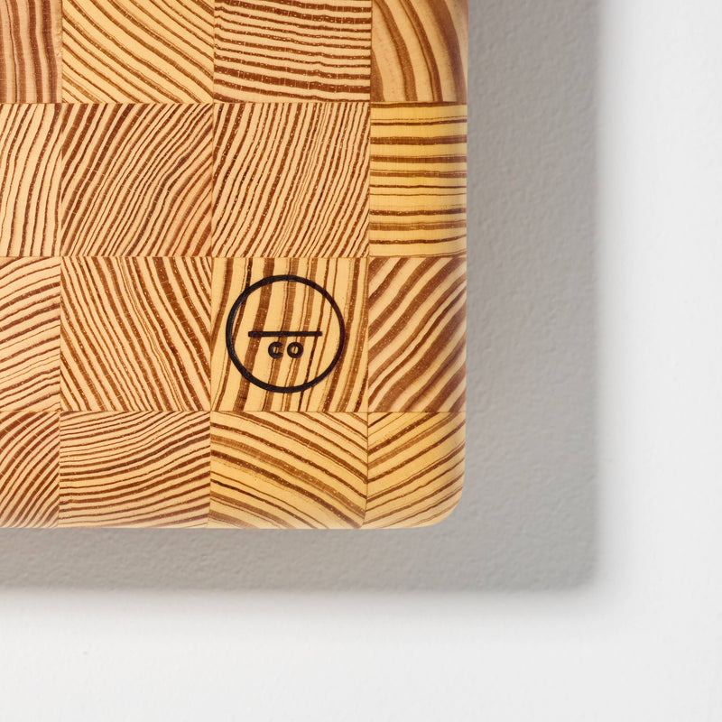 End Grain Cutting Board in Southern Yellow Pine - Jasper