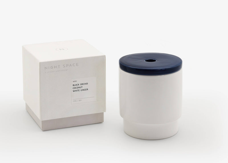 Night Space Large Candle, Midnight - UNBOXED