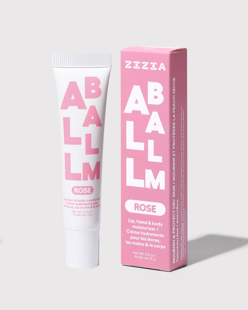 Zizia All Balm Tube - Rose Hand & Lip Balm