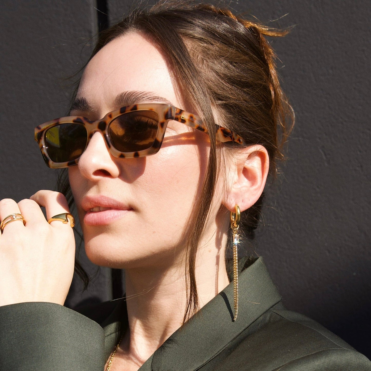 Ellie Vail - Tory Asymmetrical Mini Hoop Earring