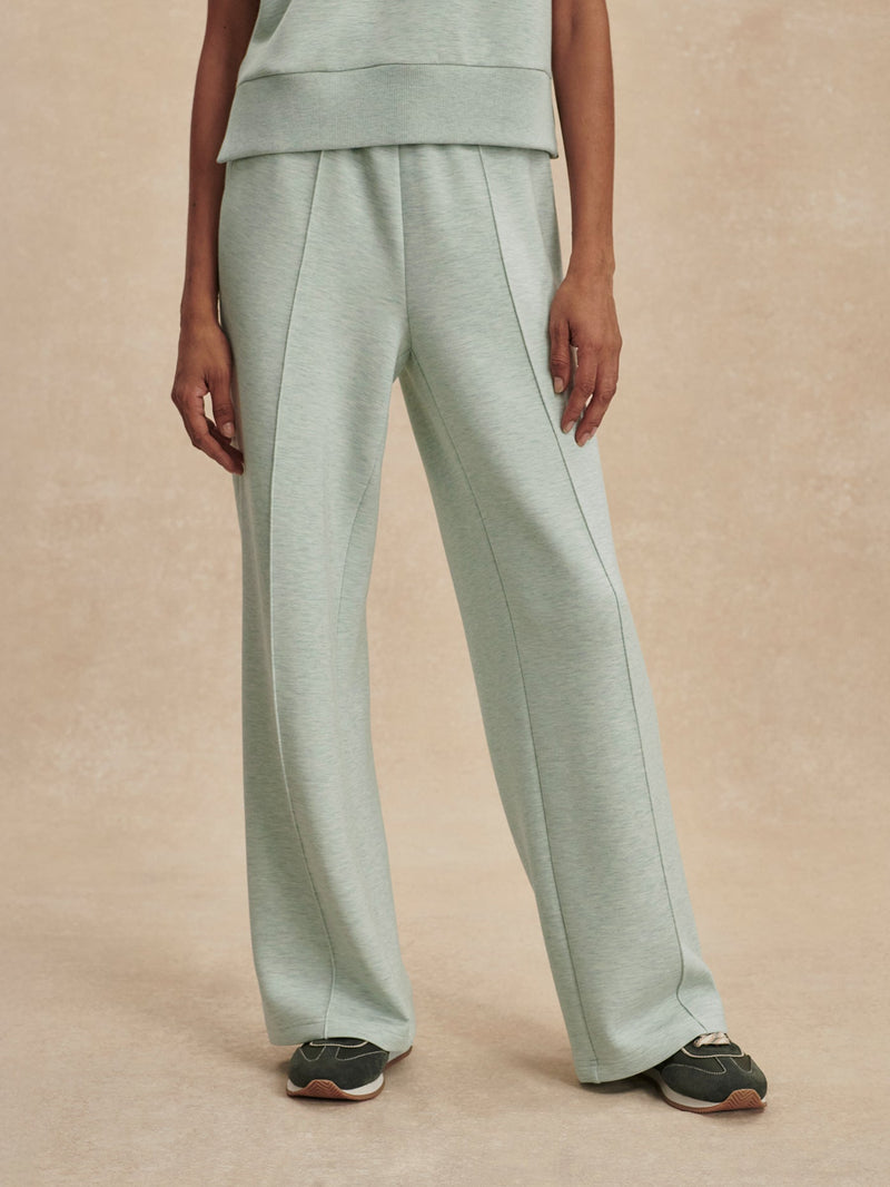 Varley - The Wide Leg Pant 28 - Mint Green Marl