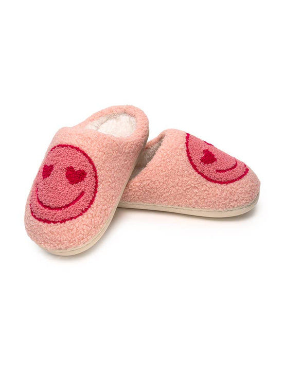 Kids Pink Happy Slipper