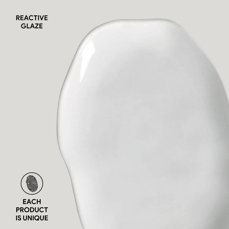 Shallow Bio Oval Platter Medium Set of 4