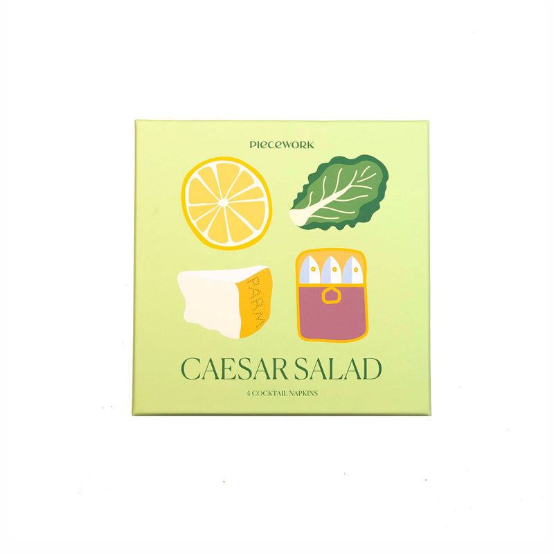 Caesar Salad Cocktail Napkins - Set of 4