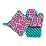 Furbish Studio - Light Pink Pot Holder & Oven Mitt
