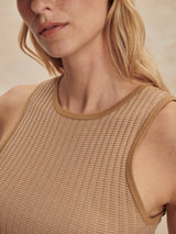 Varley - Hanson Rib Knit Tank - Mid Tan