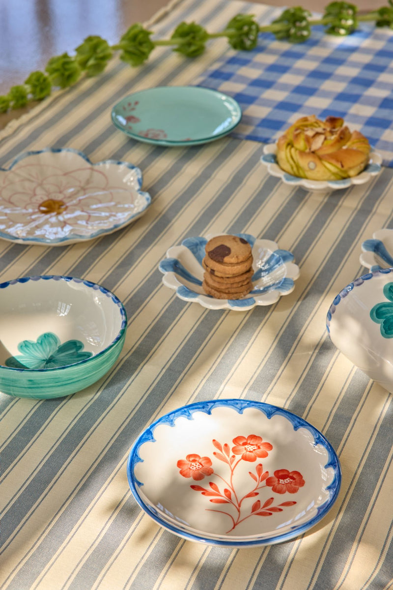 Hand-Painted Cake Plate