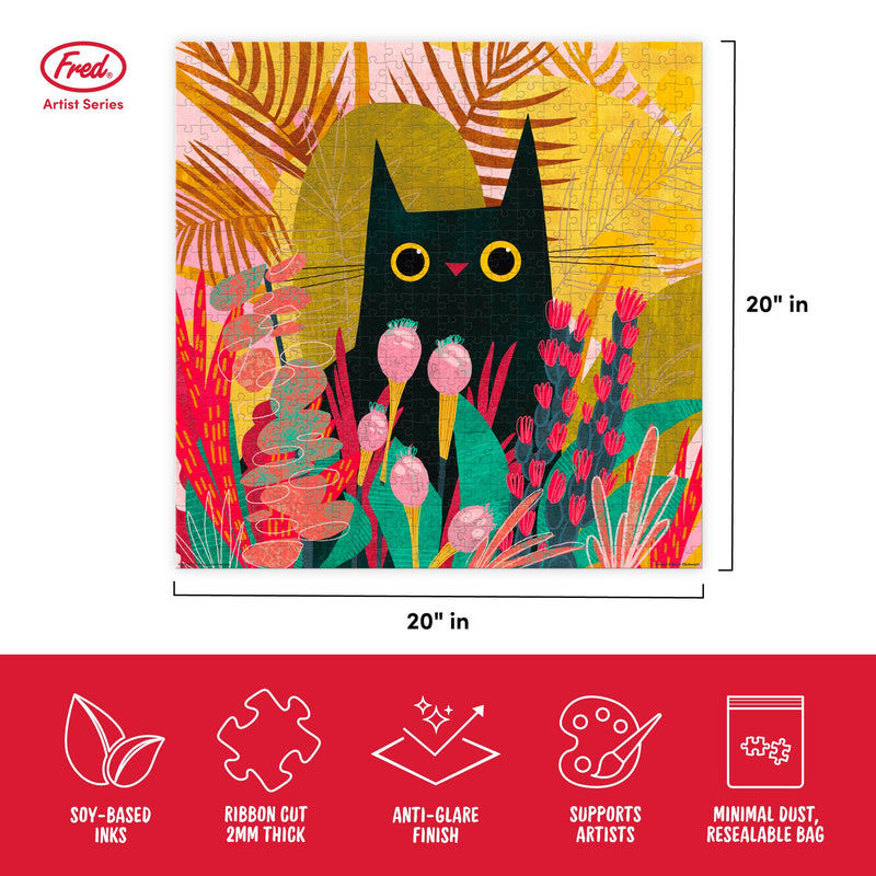 Black Cat 500 Piece Puzzle