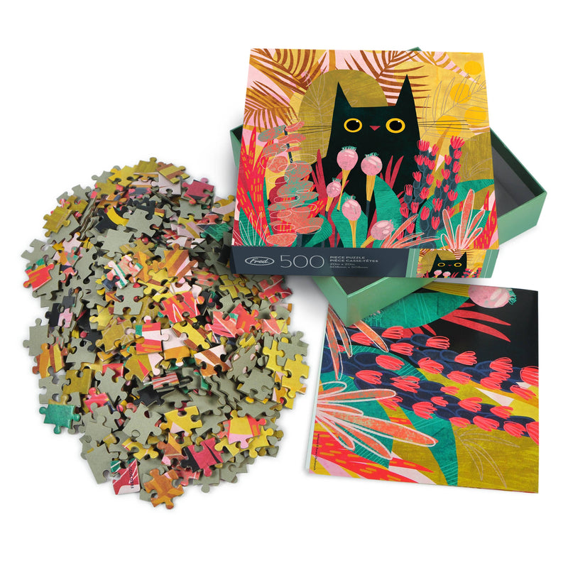 Black Cat 500 Piece Puzzle