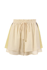 SANCIA - The Asha Shorts - Canary Stripe
