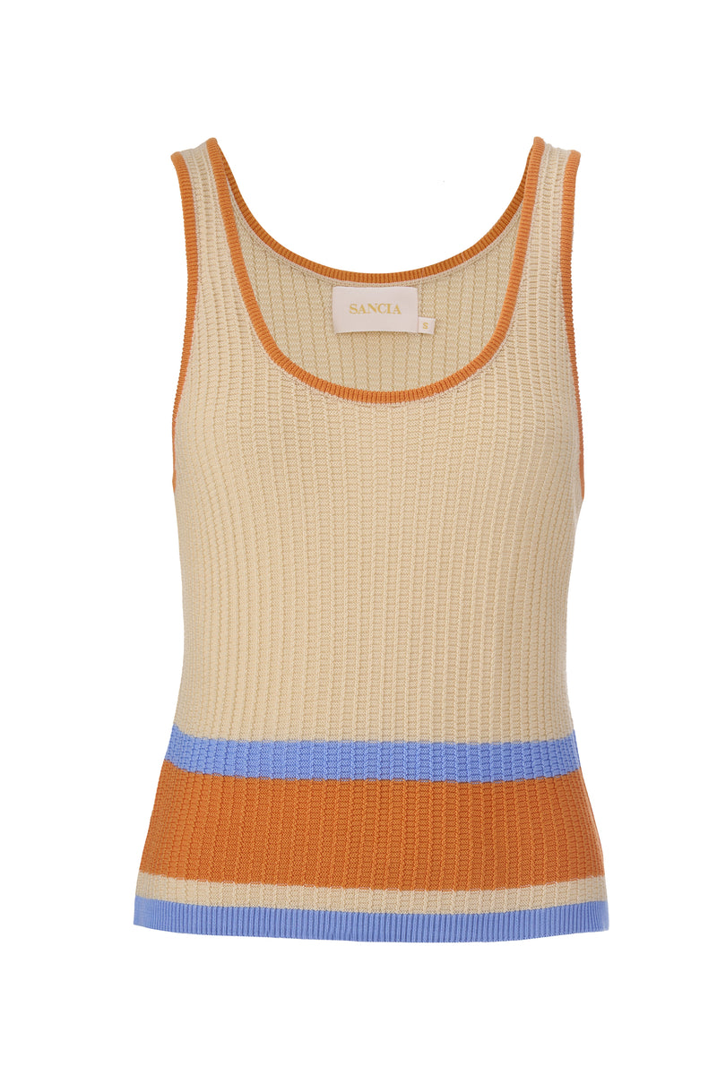 SANCIA - The Cali Knit Top - Portofino