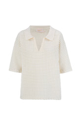SANCIA - The Zarni Knit Shirt - Dove