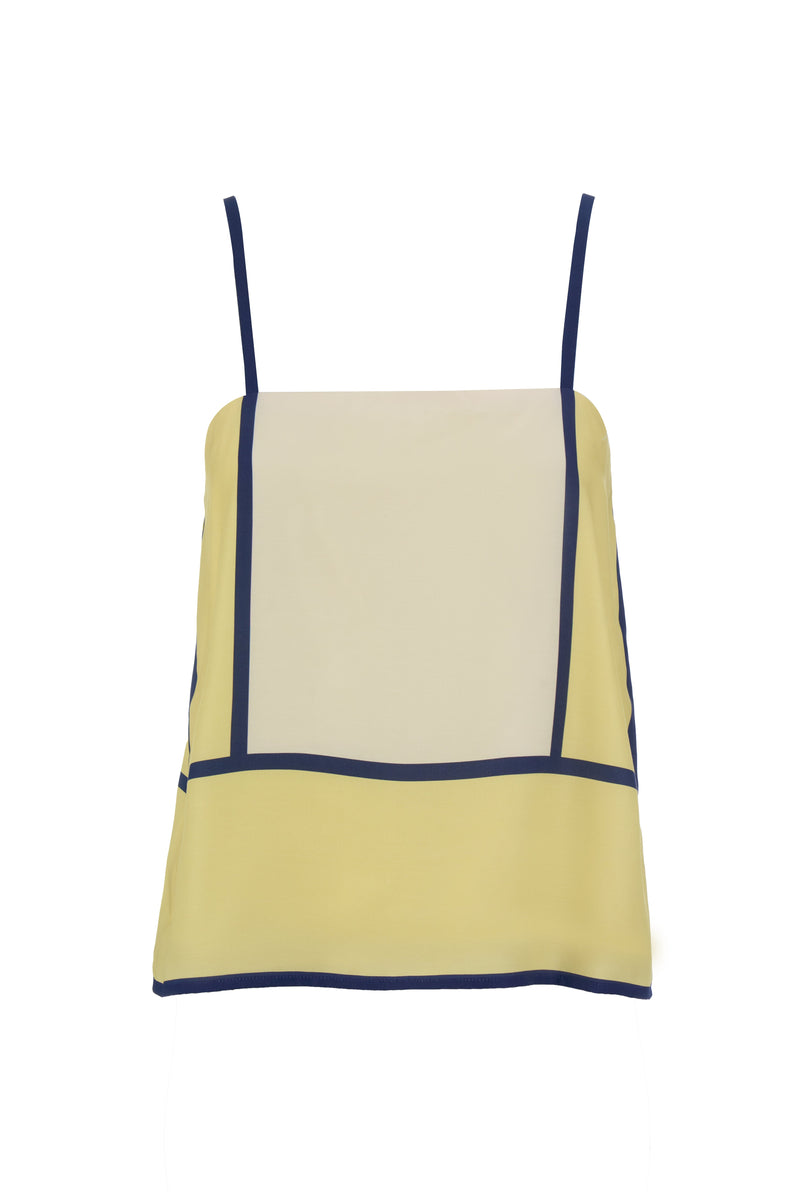 SANCIA - The Sian Top - Canary Stripe