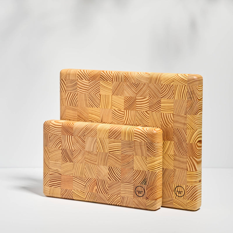 End Grain Cutting Board in Southern Yellow Pine - Jasper