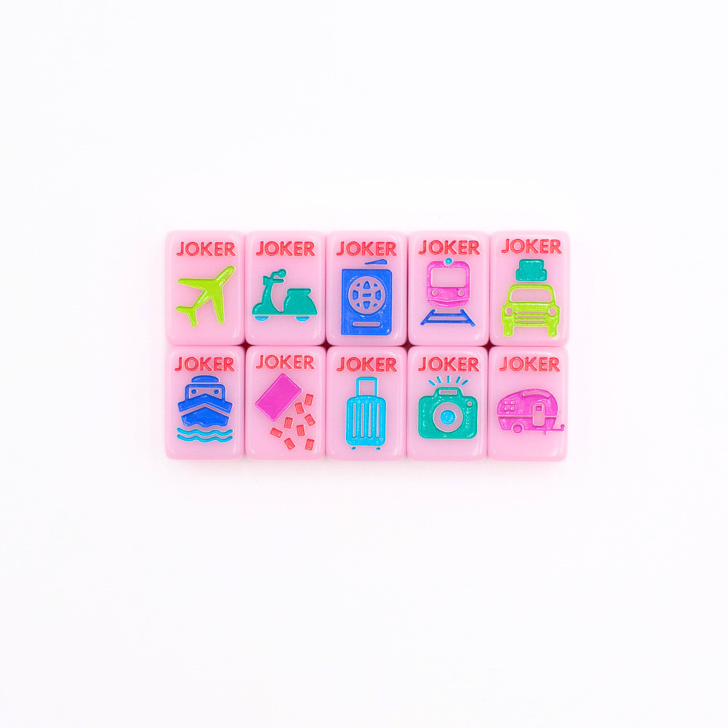 My Fair Mahjong - MINI TRAVEL MAHJONG  |  Mini Anywhere Series  |  Pink