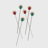 Sparkle bee swizzle sticks