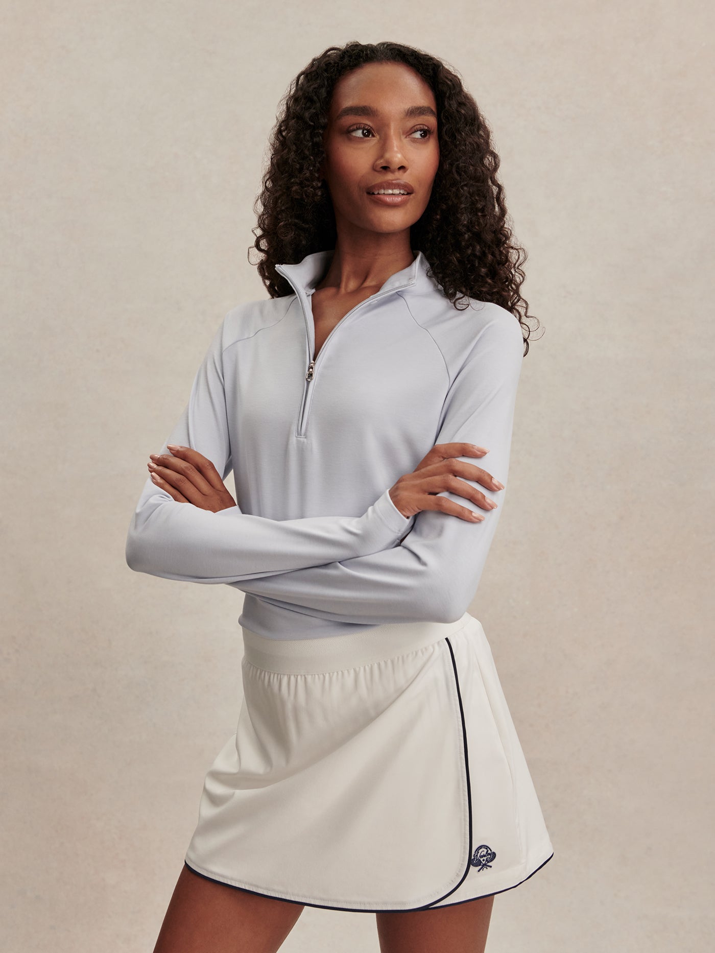 Varley - Amren Half Zip - Xenon Blue