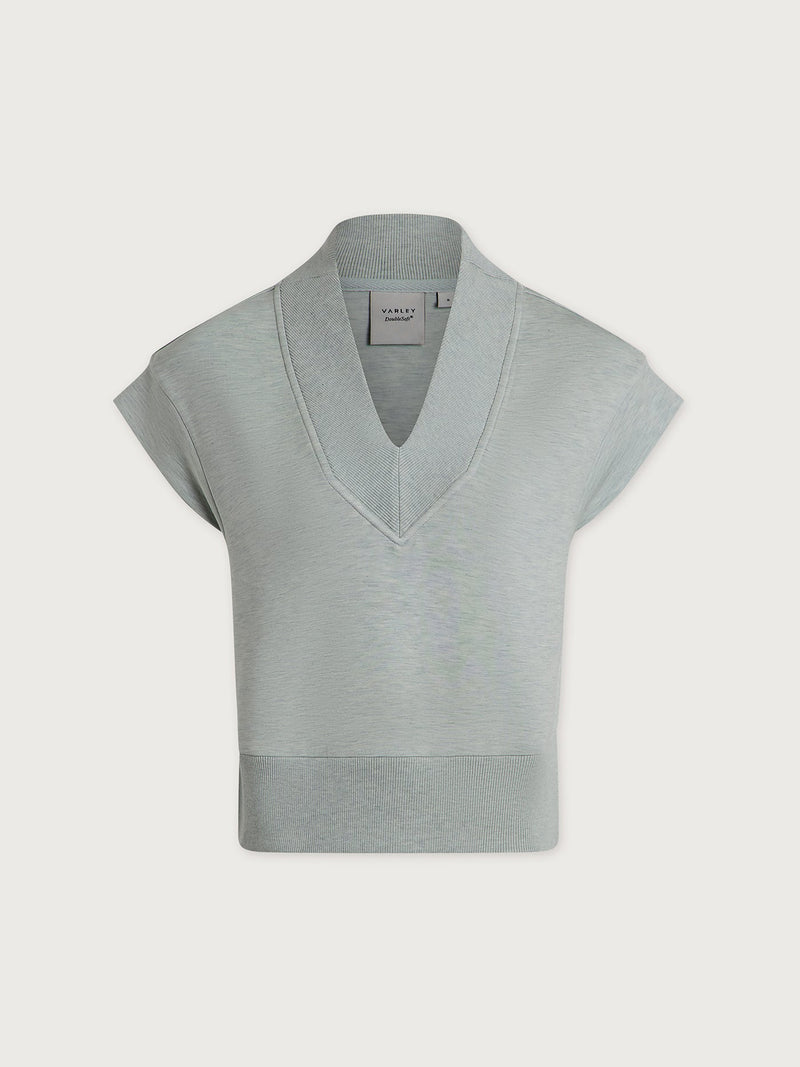Varley - Gracee V Neck Tank - Mint Green Marl