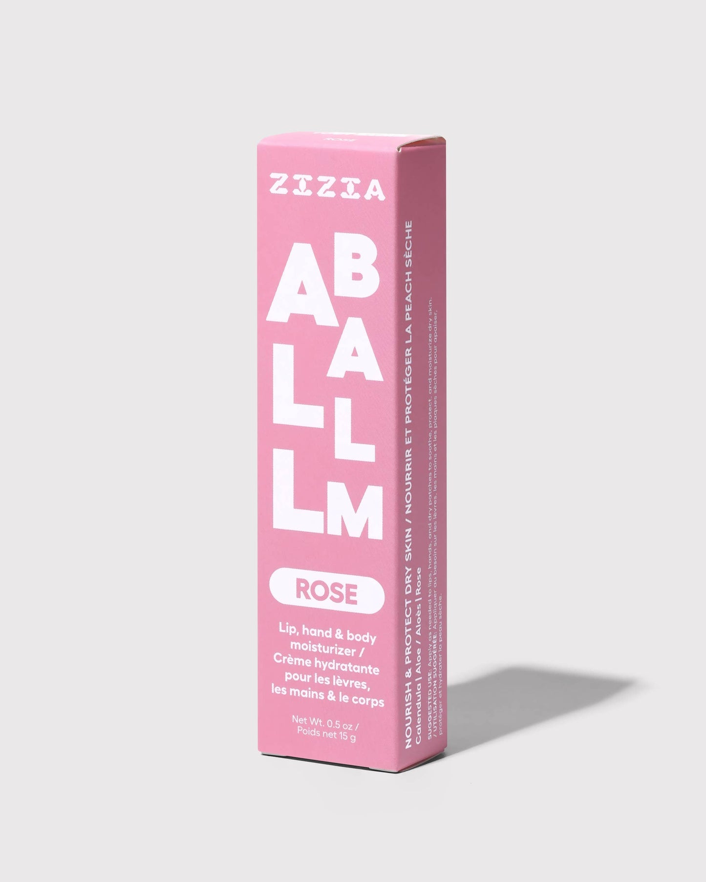 Zizia All Balm Tube - Rose Hand & Lip Balm