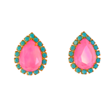 The Pink Reef - Pear Studs - Bubble Gum
