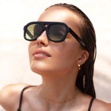 FREYRS Eyewear - Voyager Acetate Oversized Aviator Sunglasses