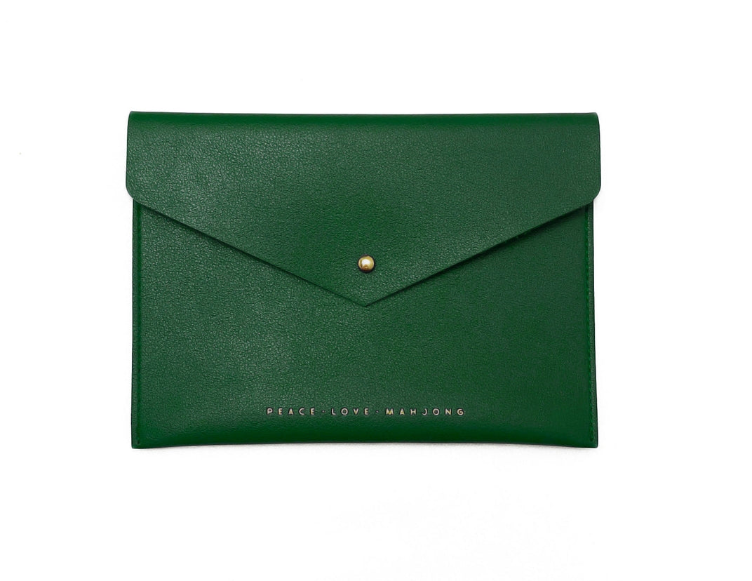 Peace Love Mahjong - Card Clutch