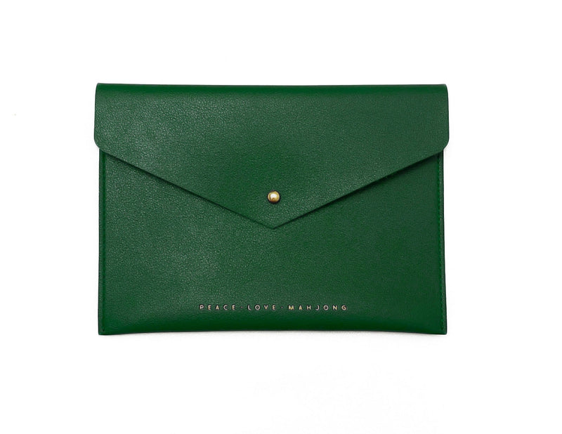 Peace Love Mahjong - Card Clutch