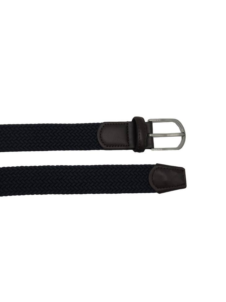 Gideon Stretch Belt, Navy, 32