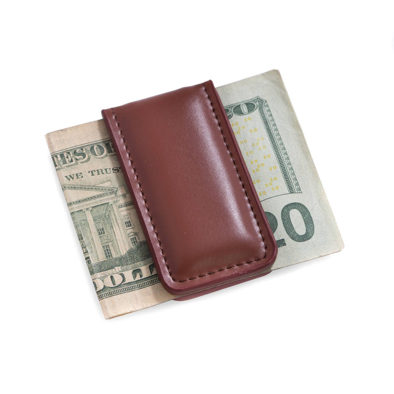 Leather Magnetic Money Clip