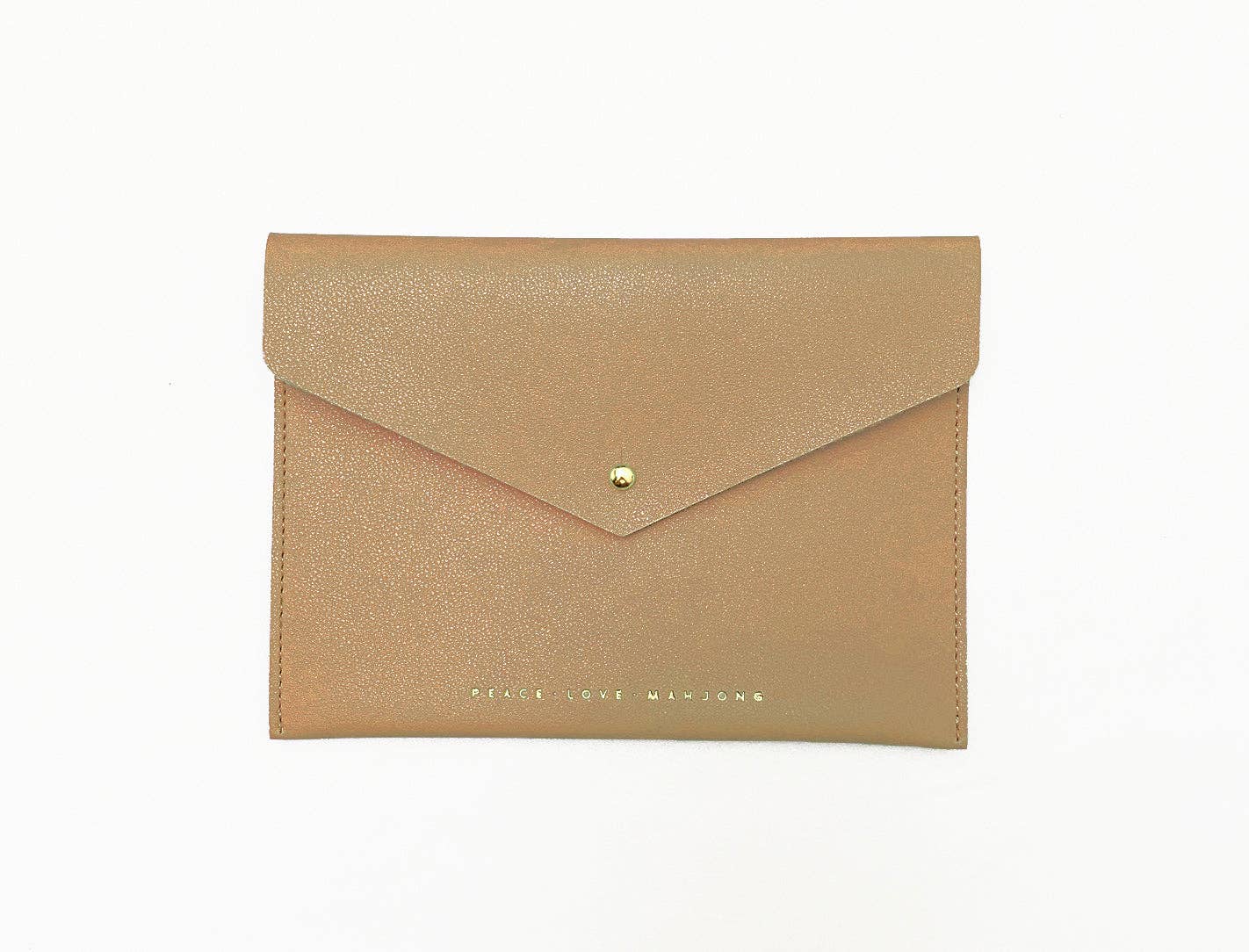 Peace Love Mahjong - Card Clutch