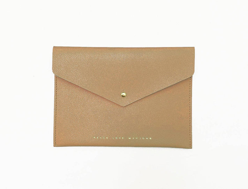 Peace Love Mahjong - Card Clutch