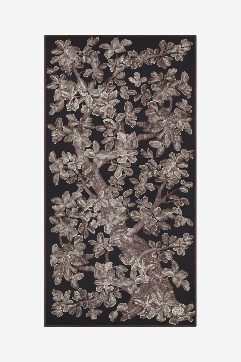 Arboris Wool Stole in black, Inoui Editions