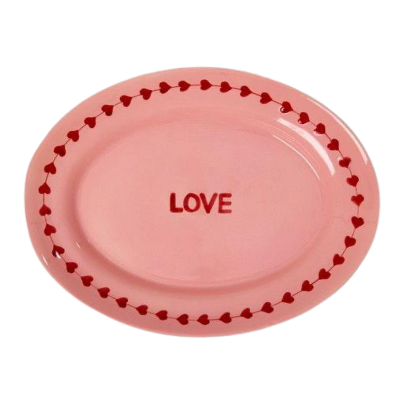 Hand-Painted Serving Platter