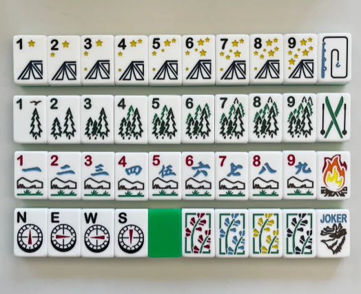Luxe Mahjong - Wilderness Mahjong Set
