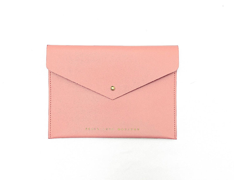 Peace Love Mahjong - Card Clutch