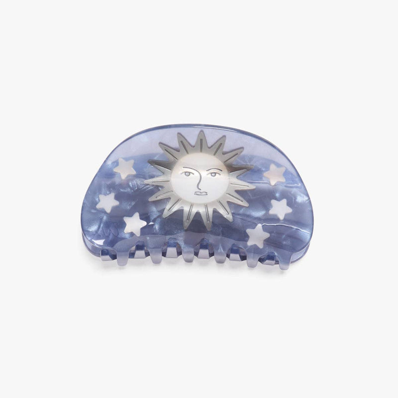 WINONA IRENE - Pleiades Claw - Acetate Moon and Stars Hair Clip