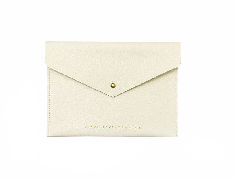 Peace Love Mahjong - Card Clutch