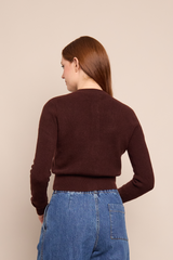 Cara Cara - Ellery Cardigan - Cocoa