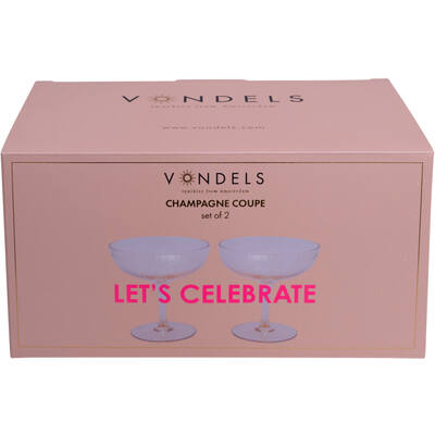 Champagne Coupe Glasses - Pack of 2