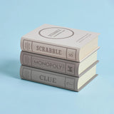 Vintage Bookshelf Classic Board Game Set - 25 Games