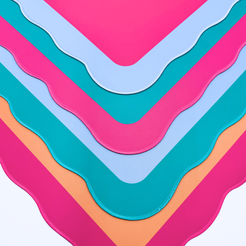 My Fair Mahjong - MAHJONG MAT  |  Color Wave  |  31" x 31"
