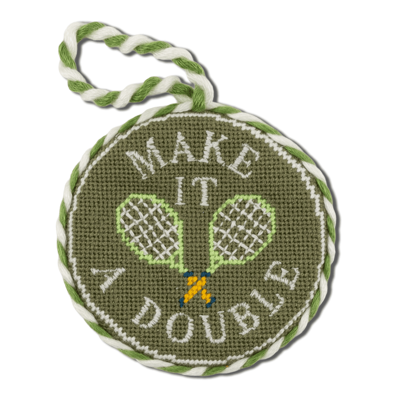 Make it a Double Needlepoint Ornament