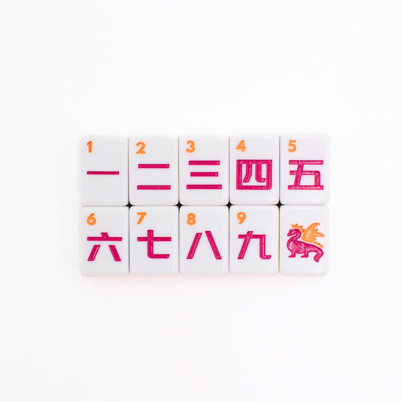 My Fair Mahjong - MINI TRAVEL MAHJONG  |  Mini Anywhere Series  |  White