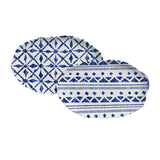 Shallow Bio Oval Platter Medium Set of 4
