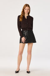 Nikki Leopard Print Cardigan - Espresso Leopard