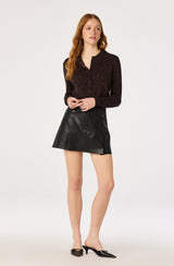 Nikki Leopard Print Cardigan - Espresso Leopard